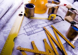 Bauplan und Baugenehmigung