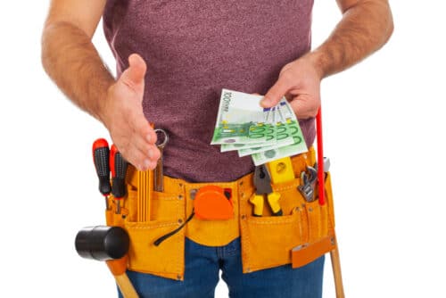 Werklohn in bar bezahlt – Beweislast für Geldempfangsvollmacht und Erfüllungswirkung