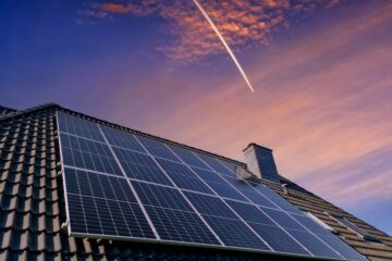 Solaranlage auf Dach im Denkmalschutzbereich