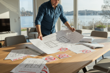 Baugenehmigung zum Anbau an ein bestehendes Wohnhaus